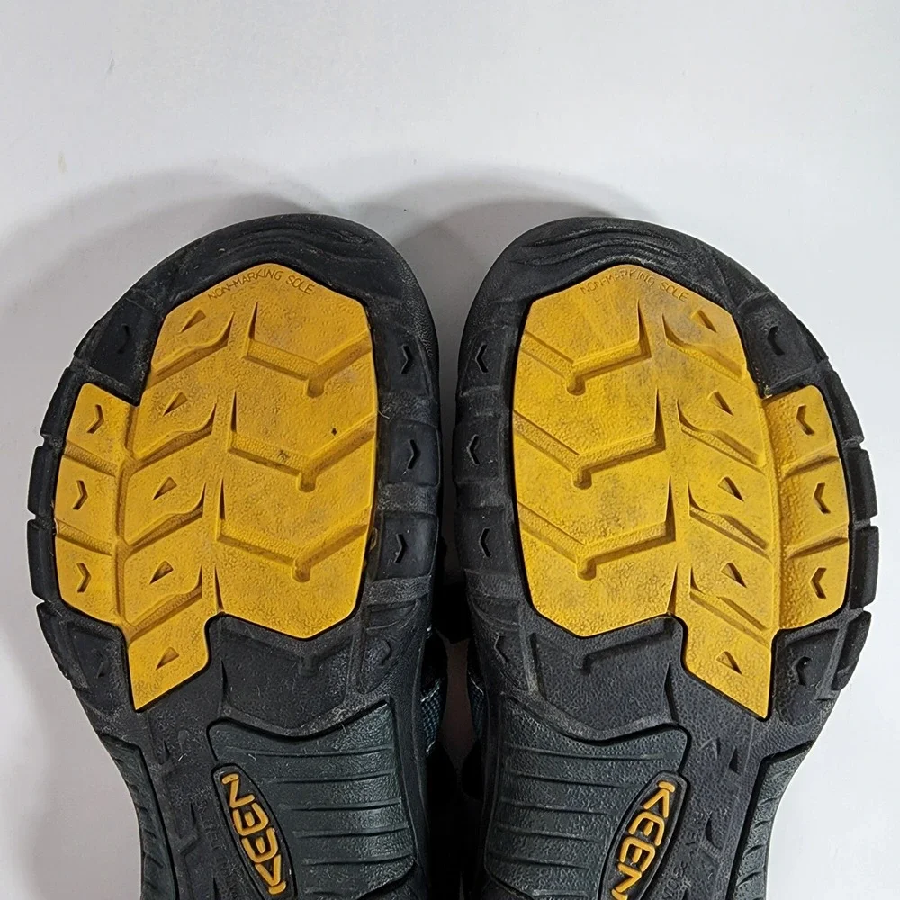KEEN Newport H2 Outdoor Hiking Sandal Boys Size 4 1006557 Blue Gray Yellow
